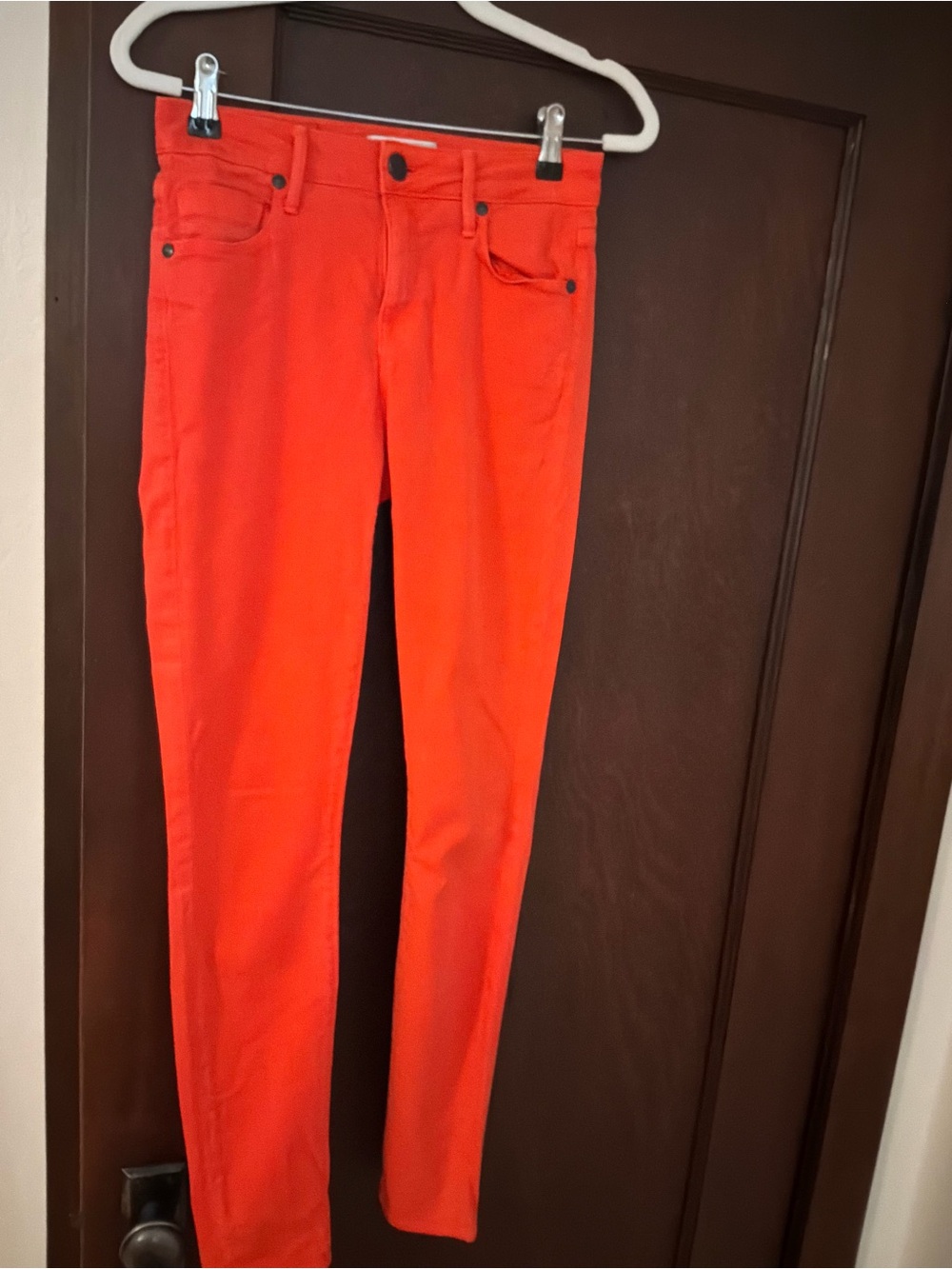PARKER SMITH Skinny Jeans in Bright Orange